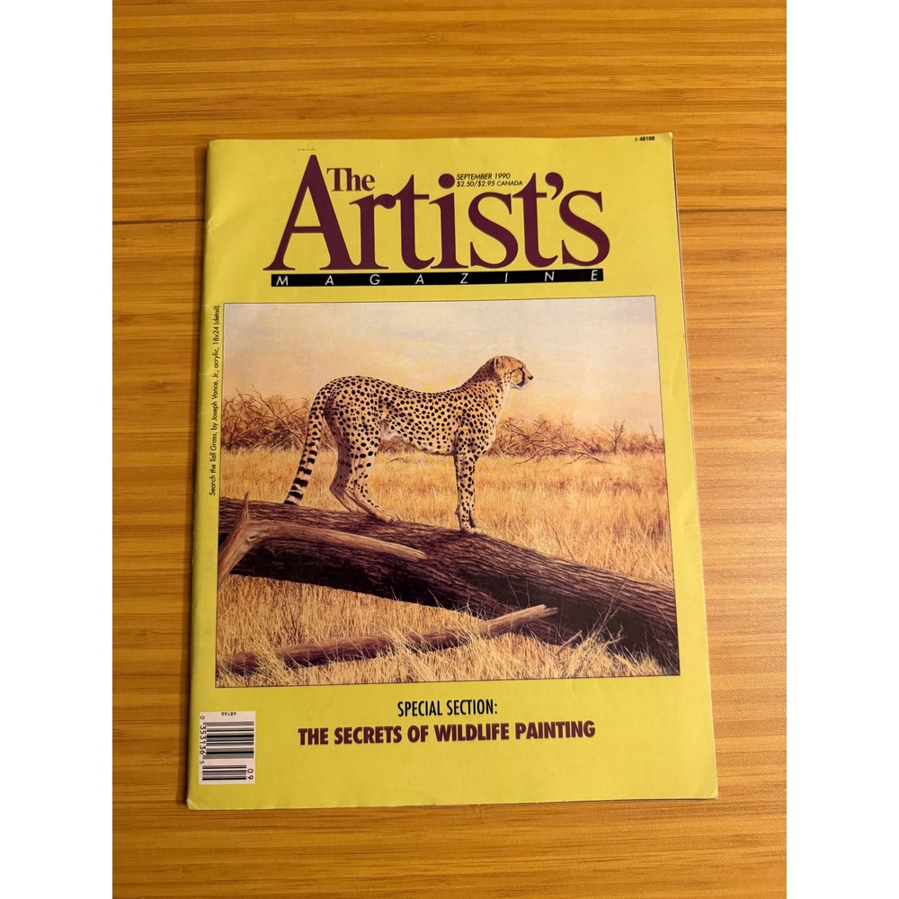 The Artists Magazine September 1990 Special Section Secrets of Wildlife Painting